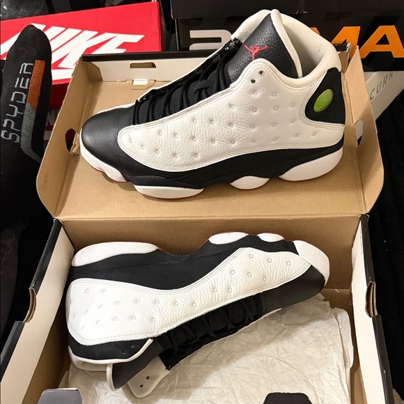 Nike Other - Nike Air Jordan 13 Black White Sneakers